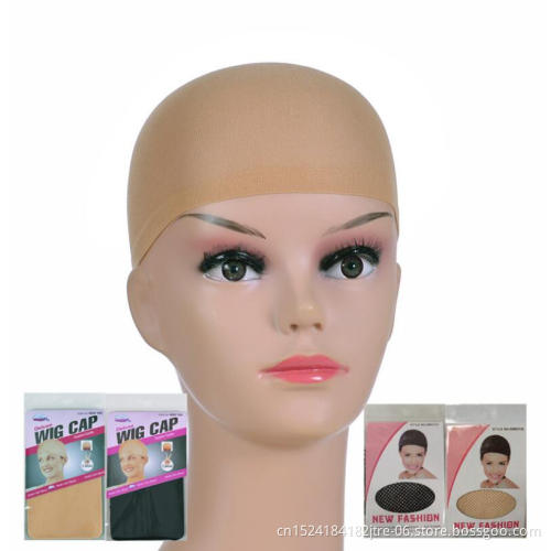 nylon nude wigcap, adjust stretch fit wigcap delux, transparent thin skin tone rubber satin wigcap